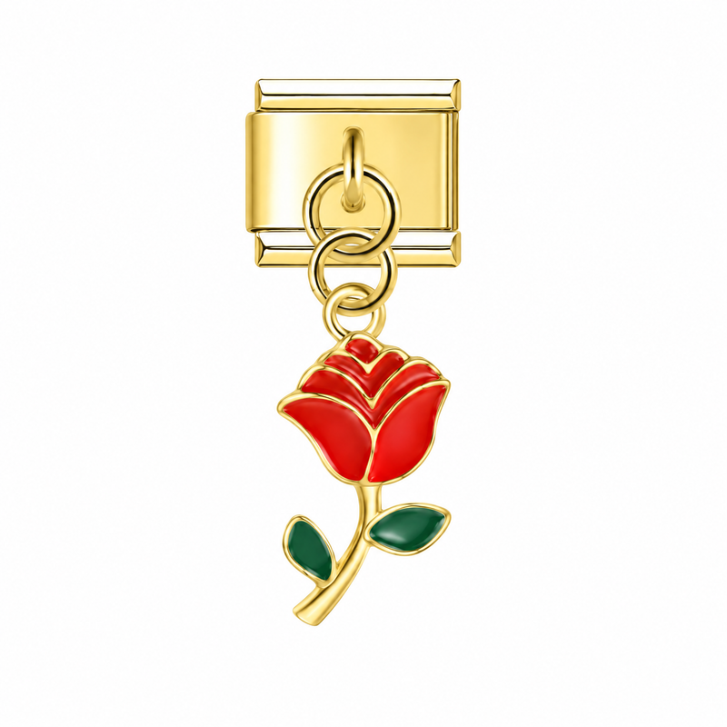 Rose suspendue