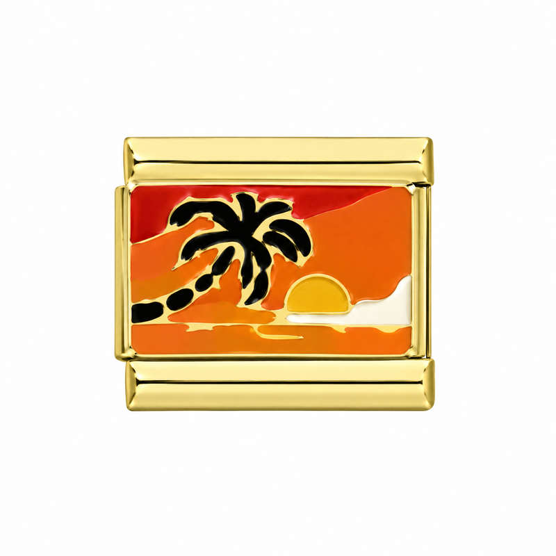 Sunset palm