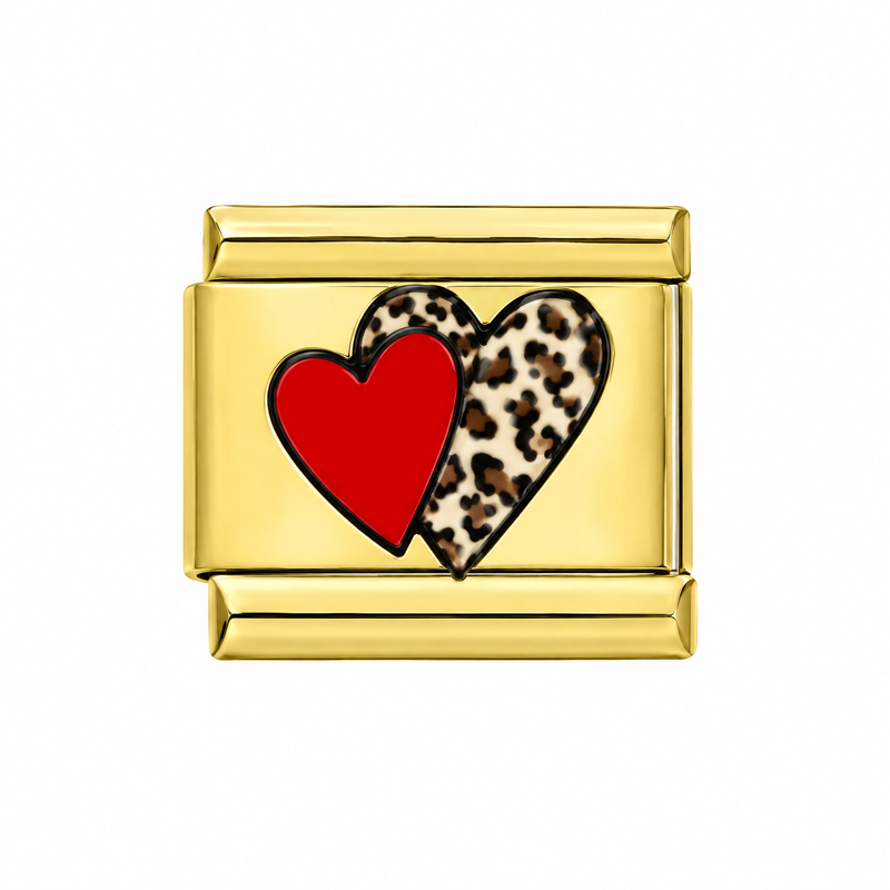 Cœur leopard