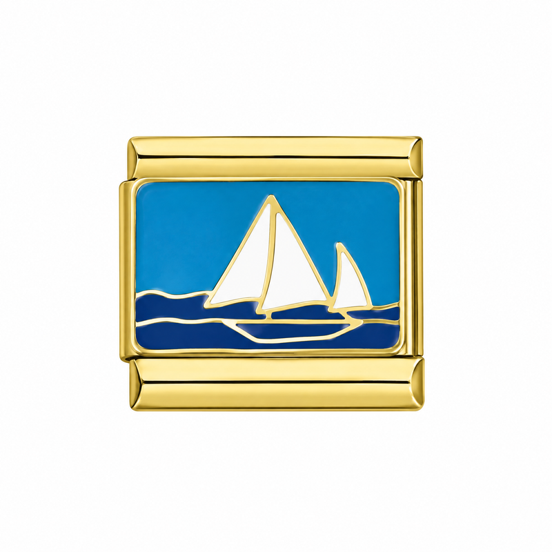Voilier bleu