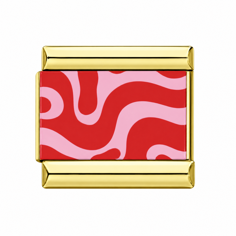Motif rose rouge