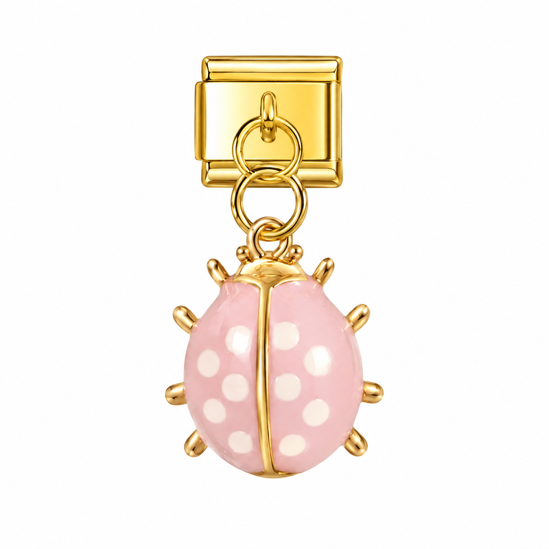 Coccinelle rose